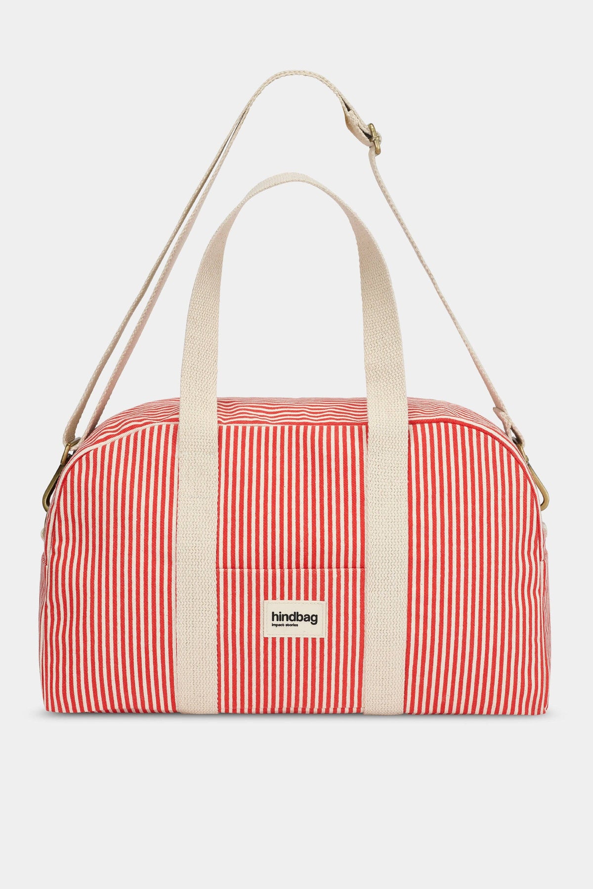 Hindbag Weekender Tasche "Charlie" rote Streifen