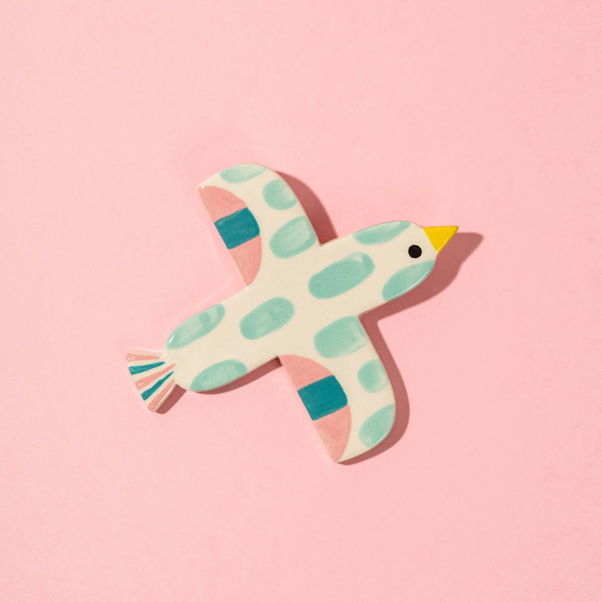 Ana Seixas Bird Mint / Keramik-Hänger