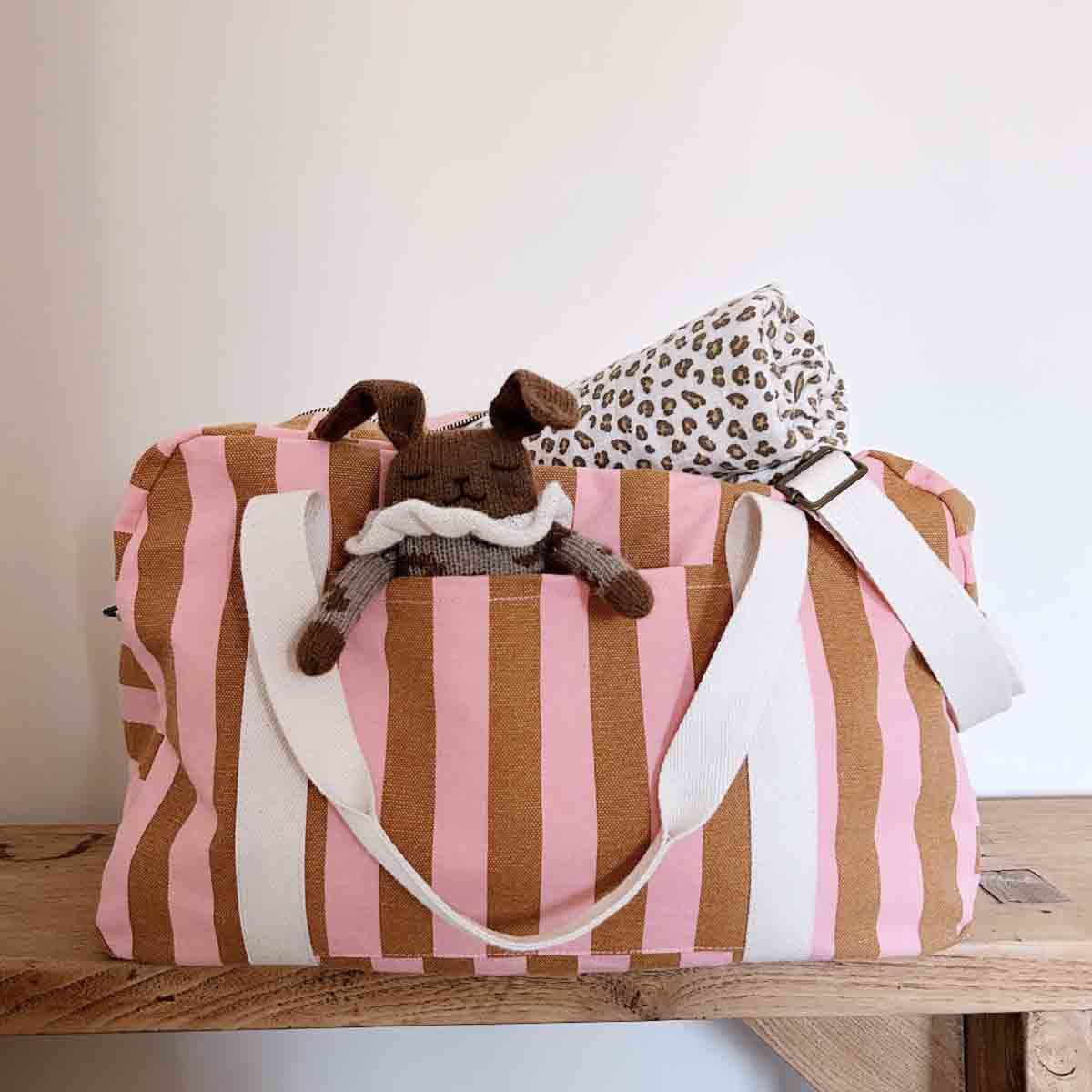 Rose in April Wickeltasche, Weekender oder Sporttasche 'RAPHAEL STREIFEN'