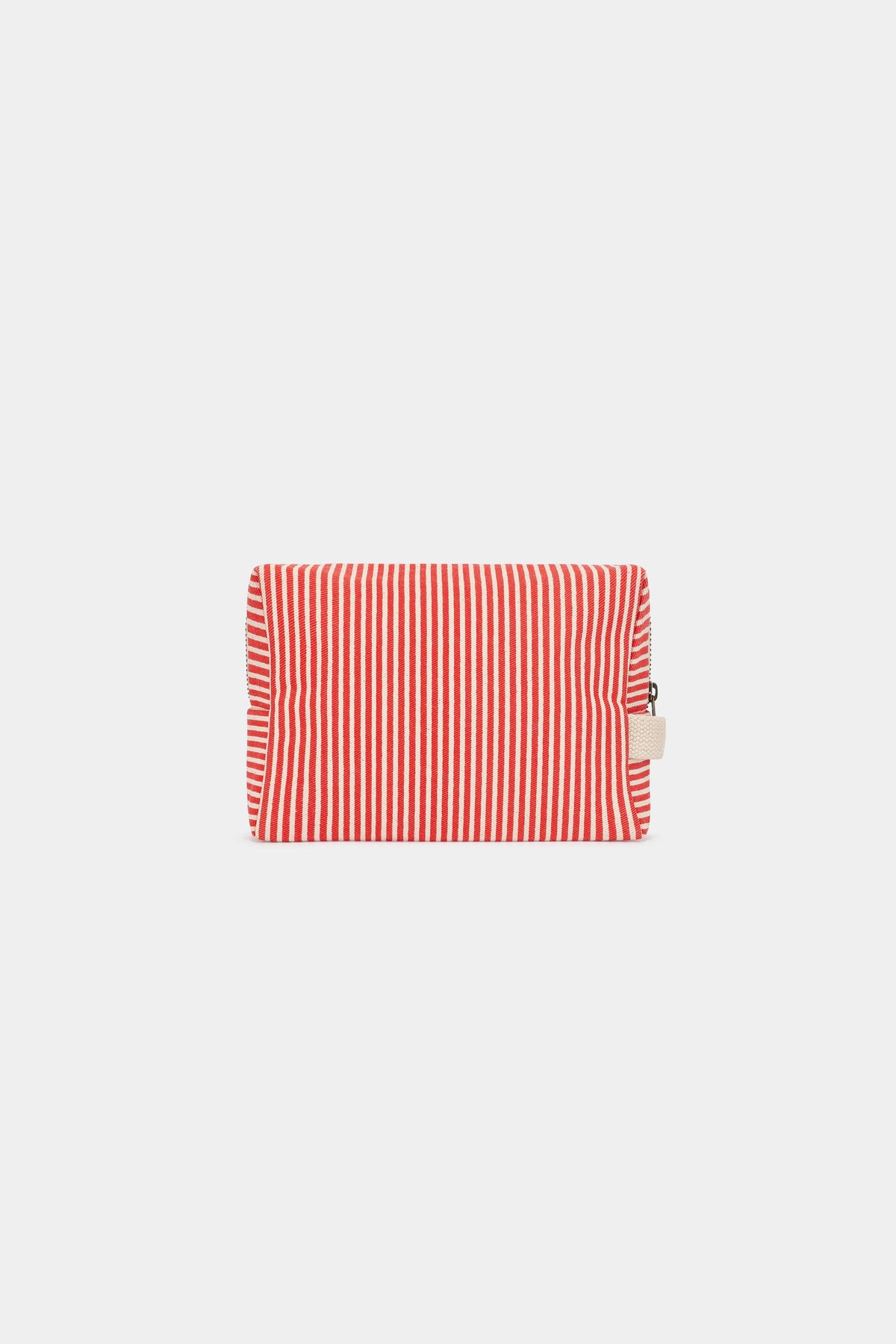 Hindbag Kulturtasche "Leon" rot gestreift