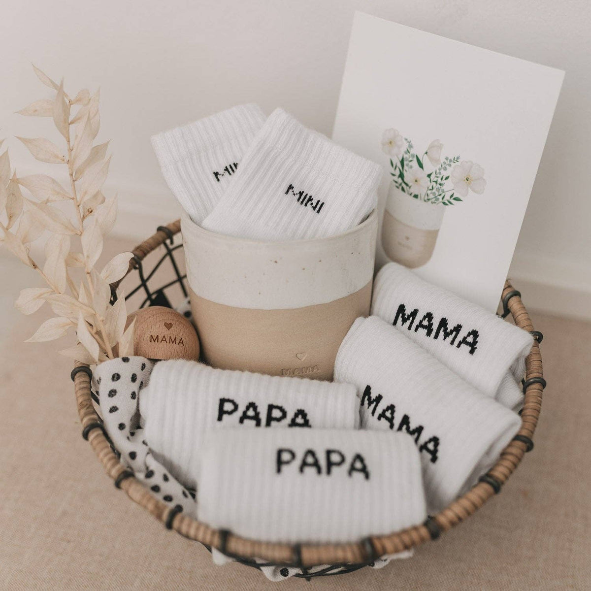 Socken 'Mama' Eulenschnitt
