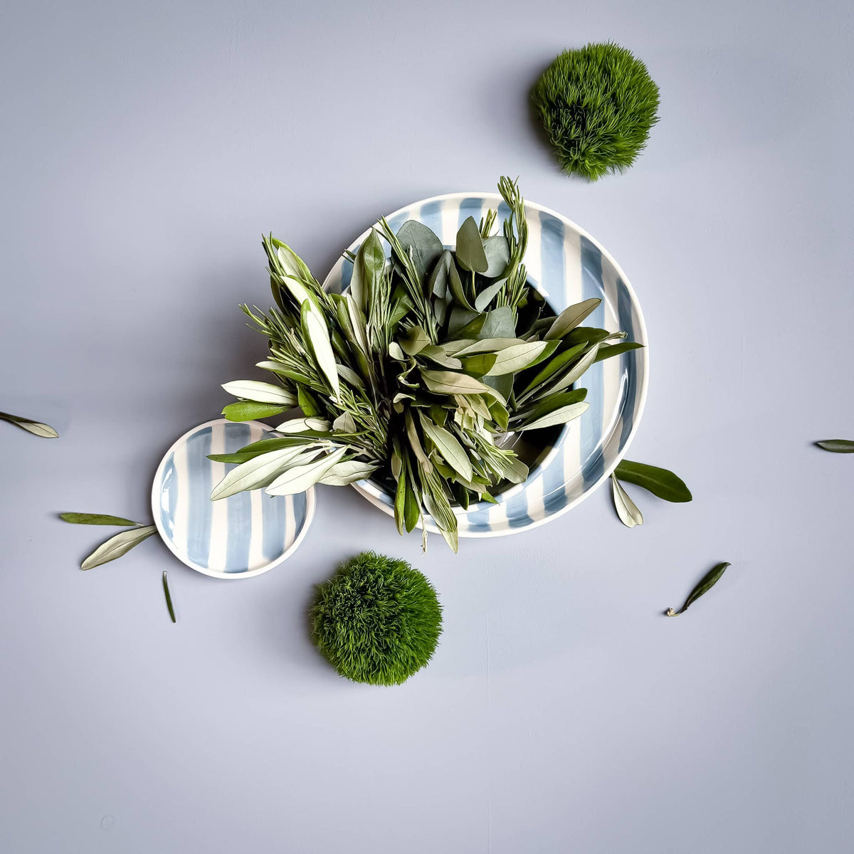 Magazin Minori Schale Stripes - morning azzurro