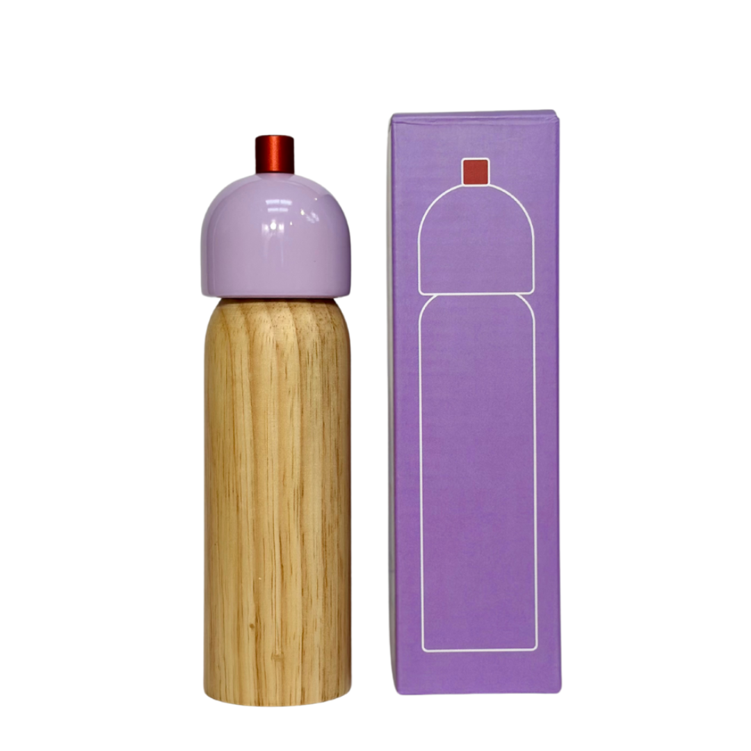 MÆGEN Salz/ Pfeffermühle, lila und rot