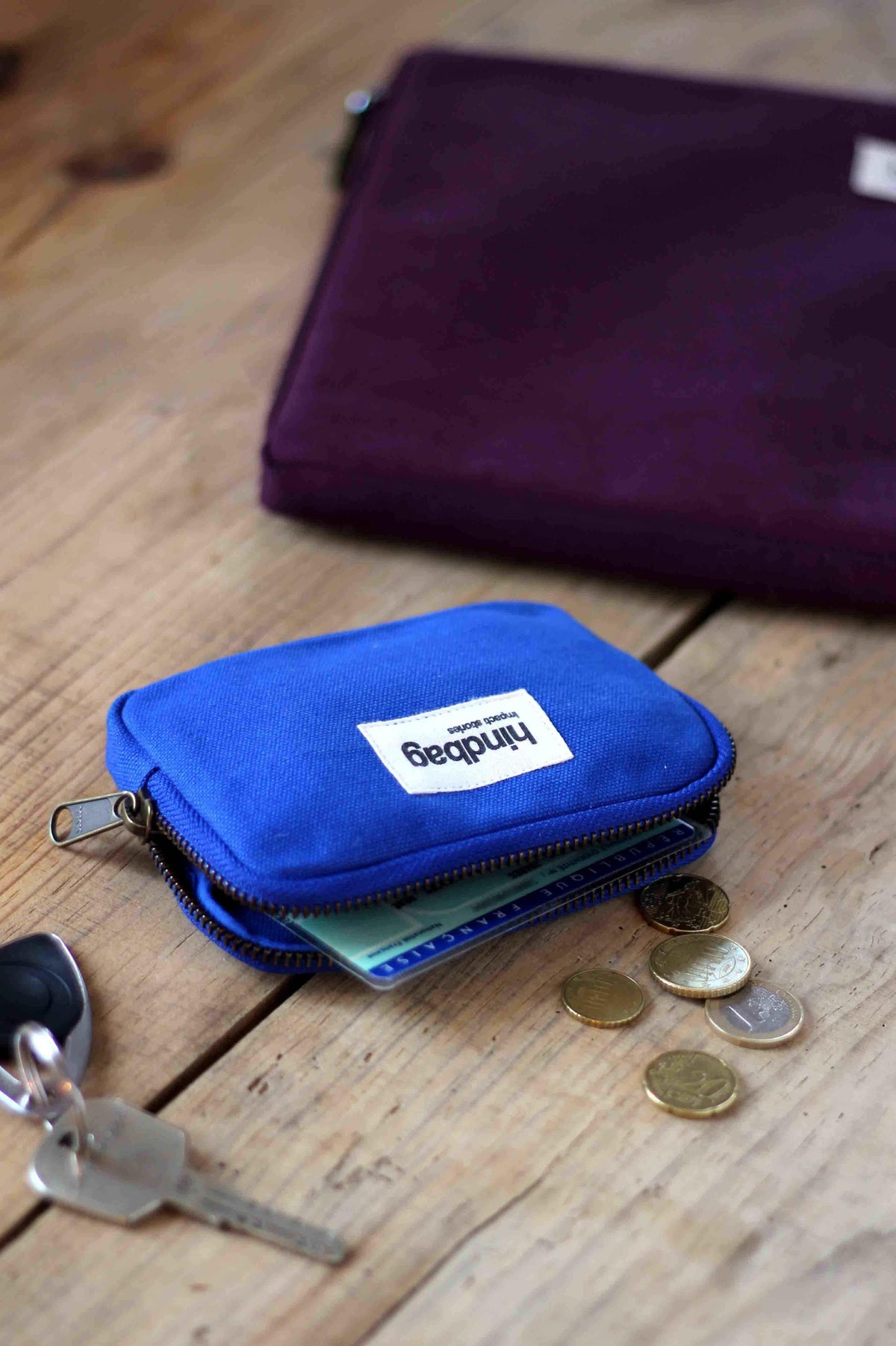 Hindbag Geldbörse "Lili" Elektrisch Blau