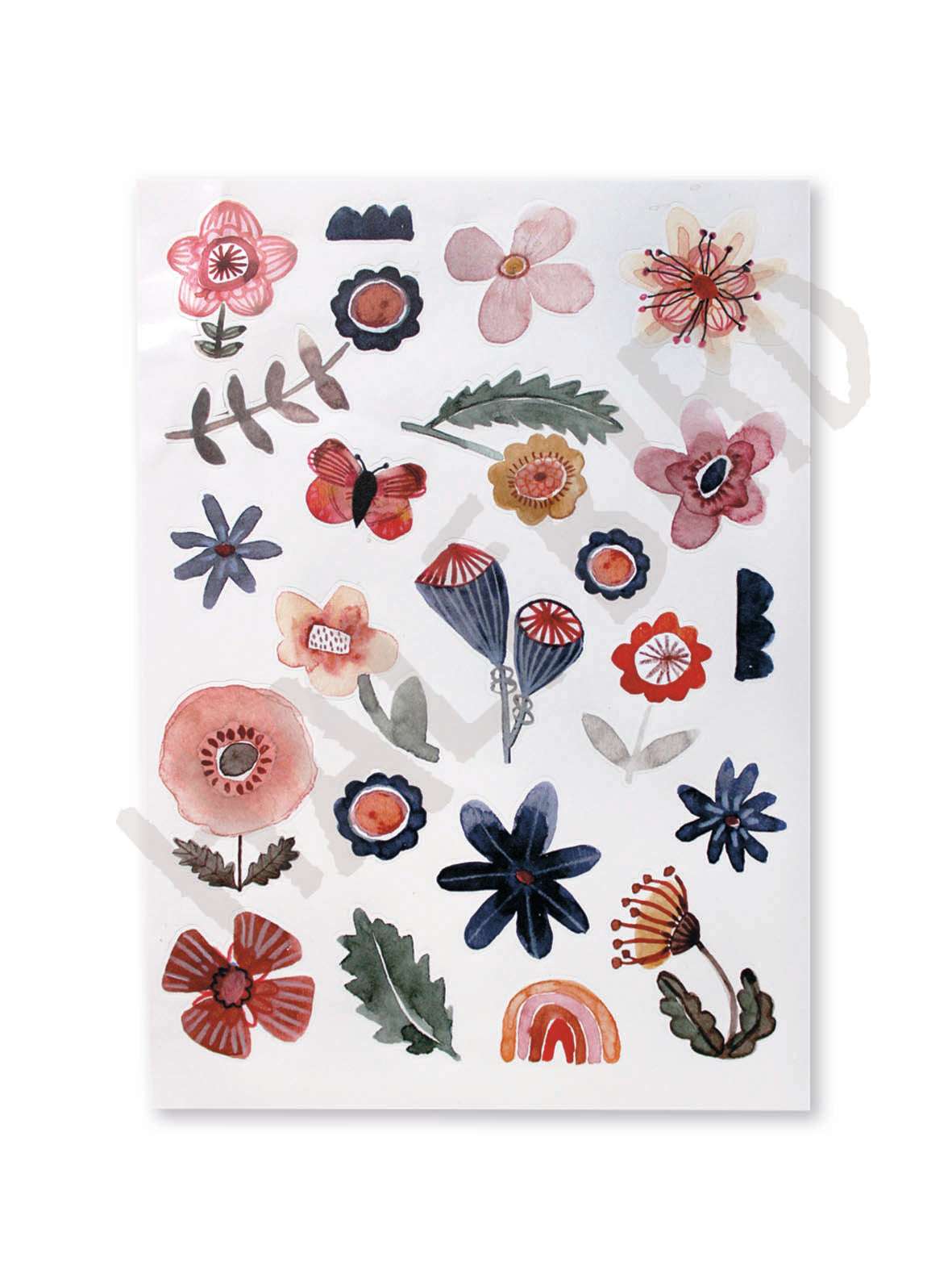 Halfbird Spülmaschinenfeste Sticker "Blumen"