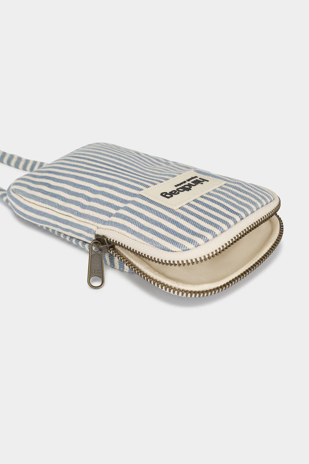 Hindbag Handyhülle "Bill" Blaue Streifen