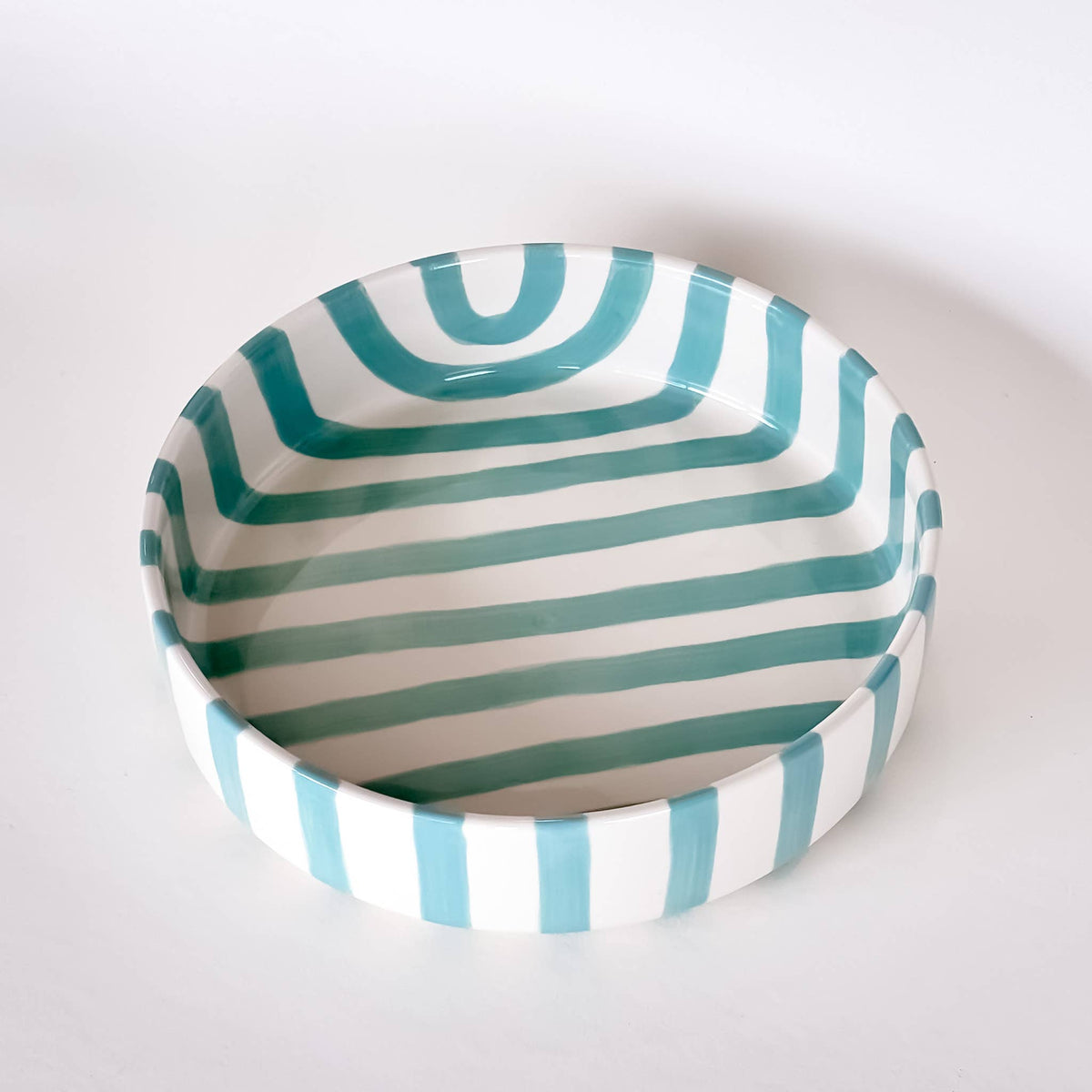 Magazin Minori Schale gross  Stripes - amalfi mint