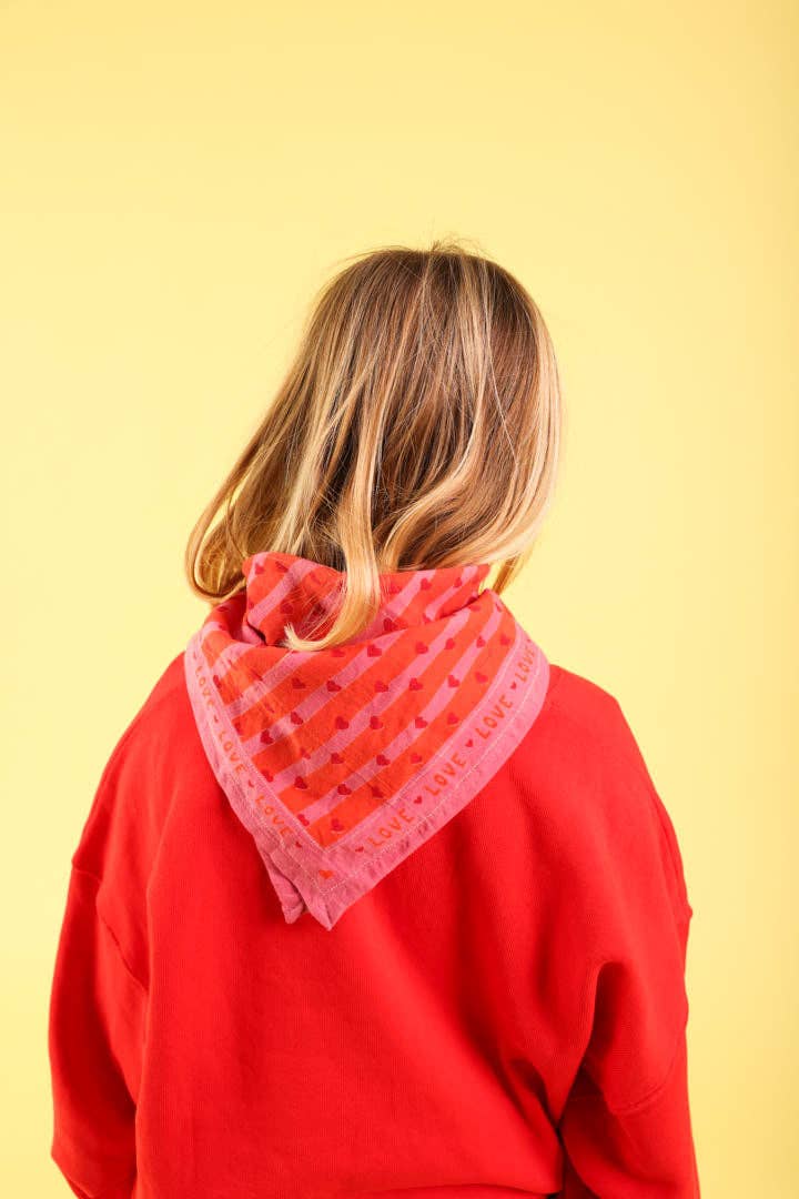 Maison Augustin kleines Tuch "Love Pop"