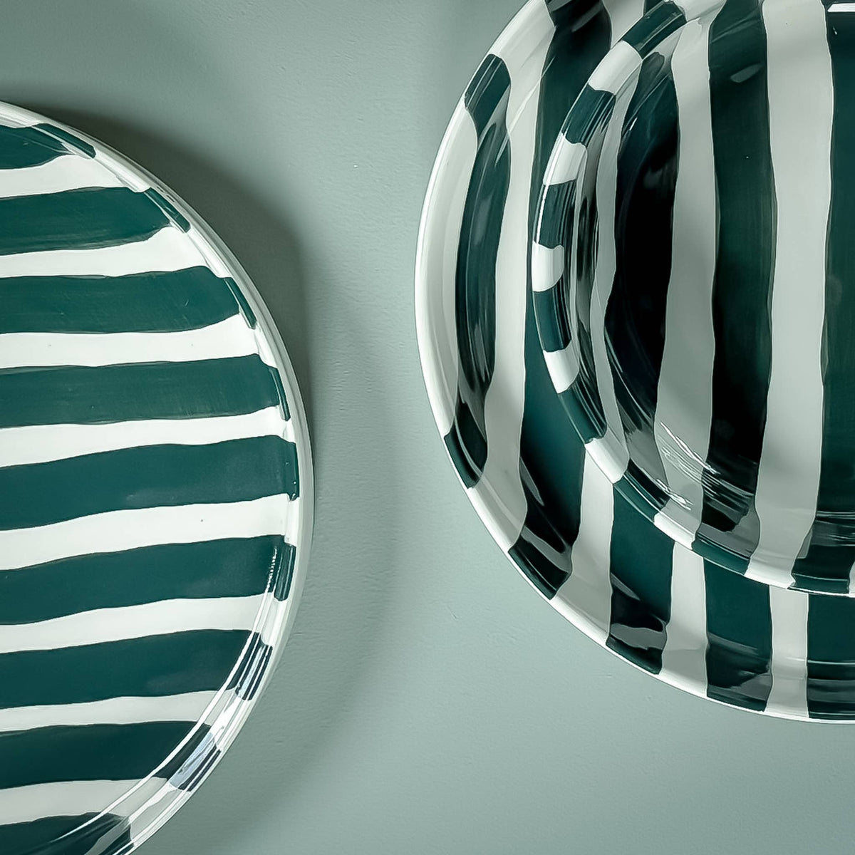 Magazin Minori Becher Stripes - gentle green
