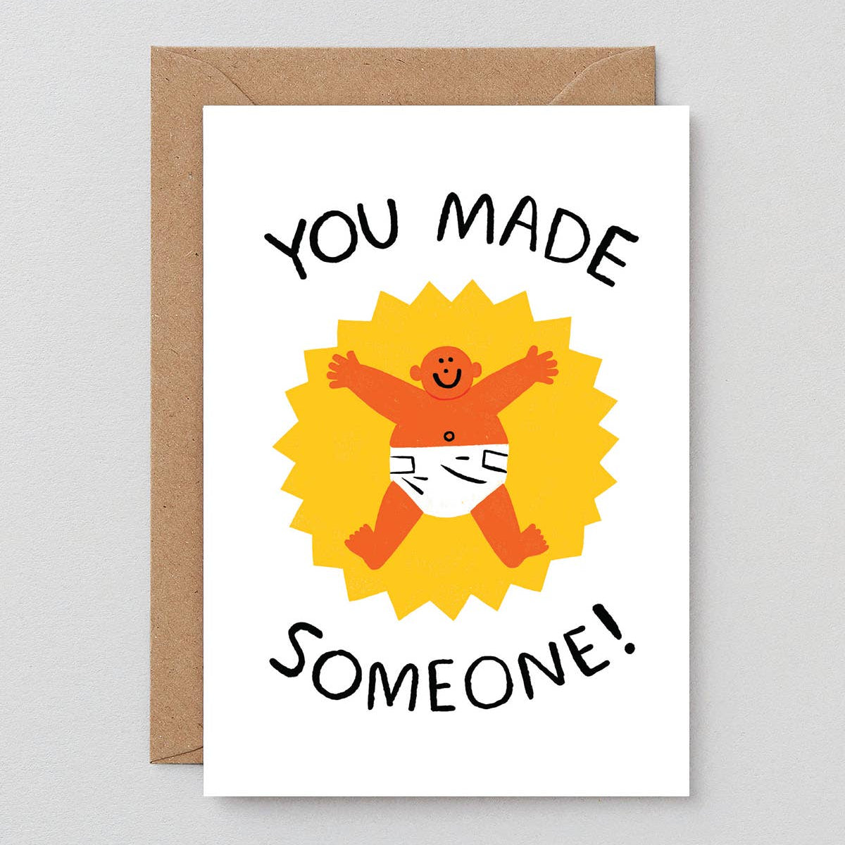 WRAP Grußkarte „you made someone" Babykarte