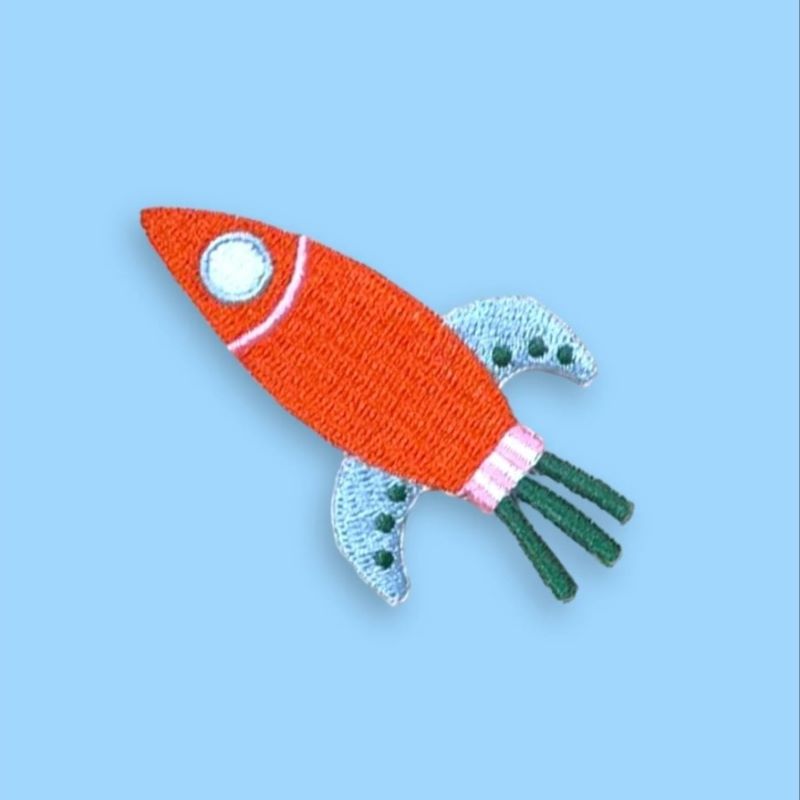 Hej Patches Bügelpatch 'Rakete'