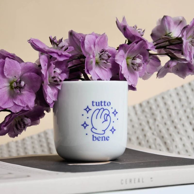 studio ciao Porzellanbecher 'tutto bene'
