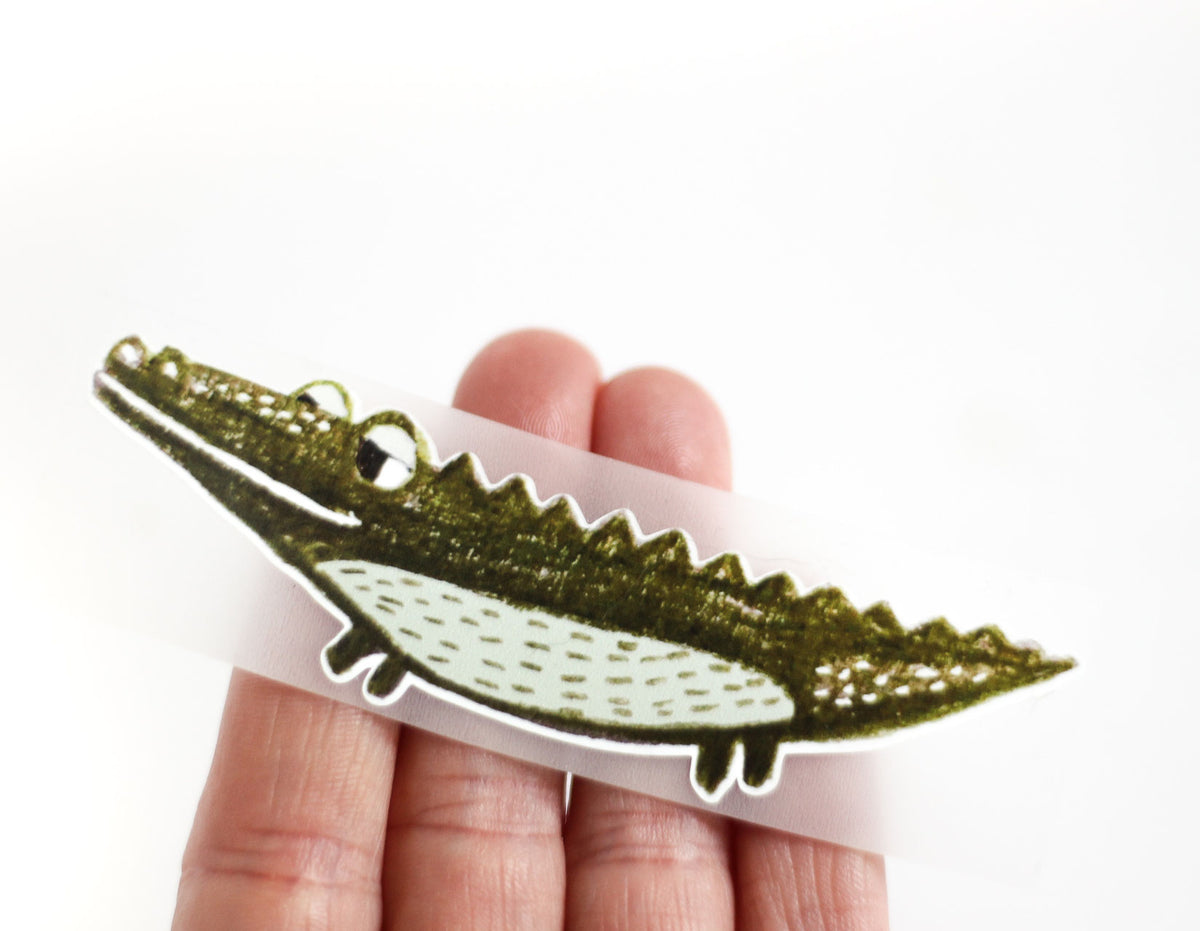 Bügelbild Krokodil von Halfbird