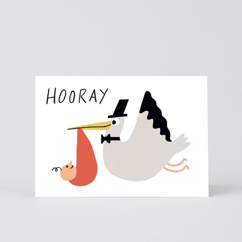 Wrap Klappkarte 'Hooray Stalk'