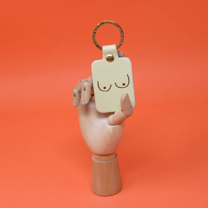 Boobs Schlüsselanhänger 'Cream'