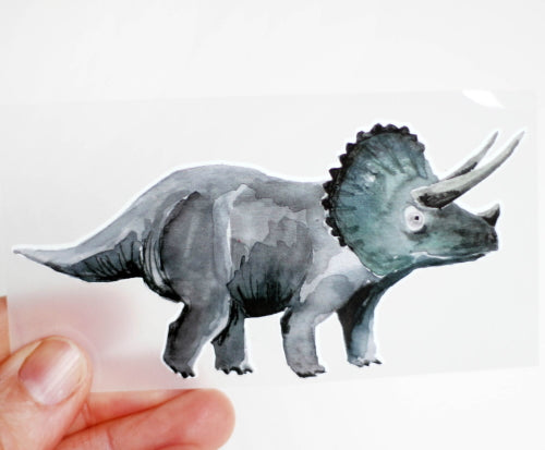 Bügelbild Dinosaurier - Triceratops von Halfbird
