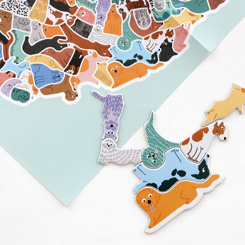 299 Hunde und eine Katze I Puzzle  Laurence King Verlag