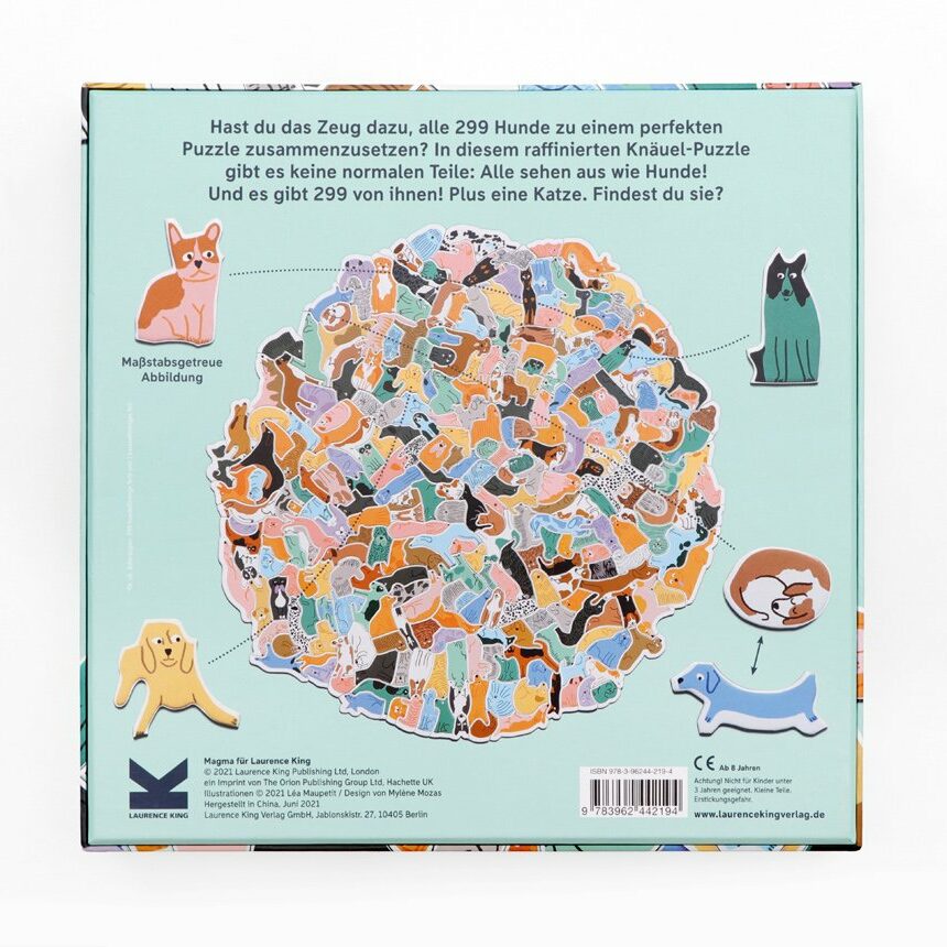 299 Hunde und eine Katze I Puzzle  Laurence King Verlag