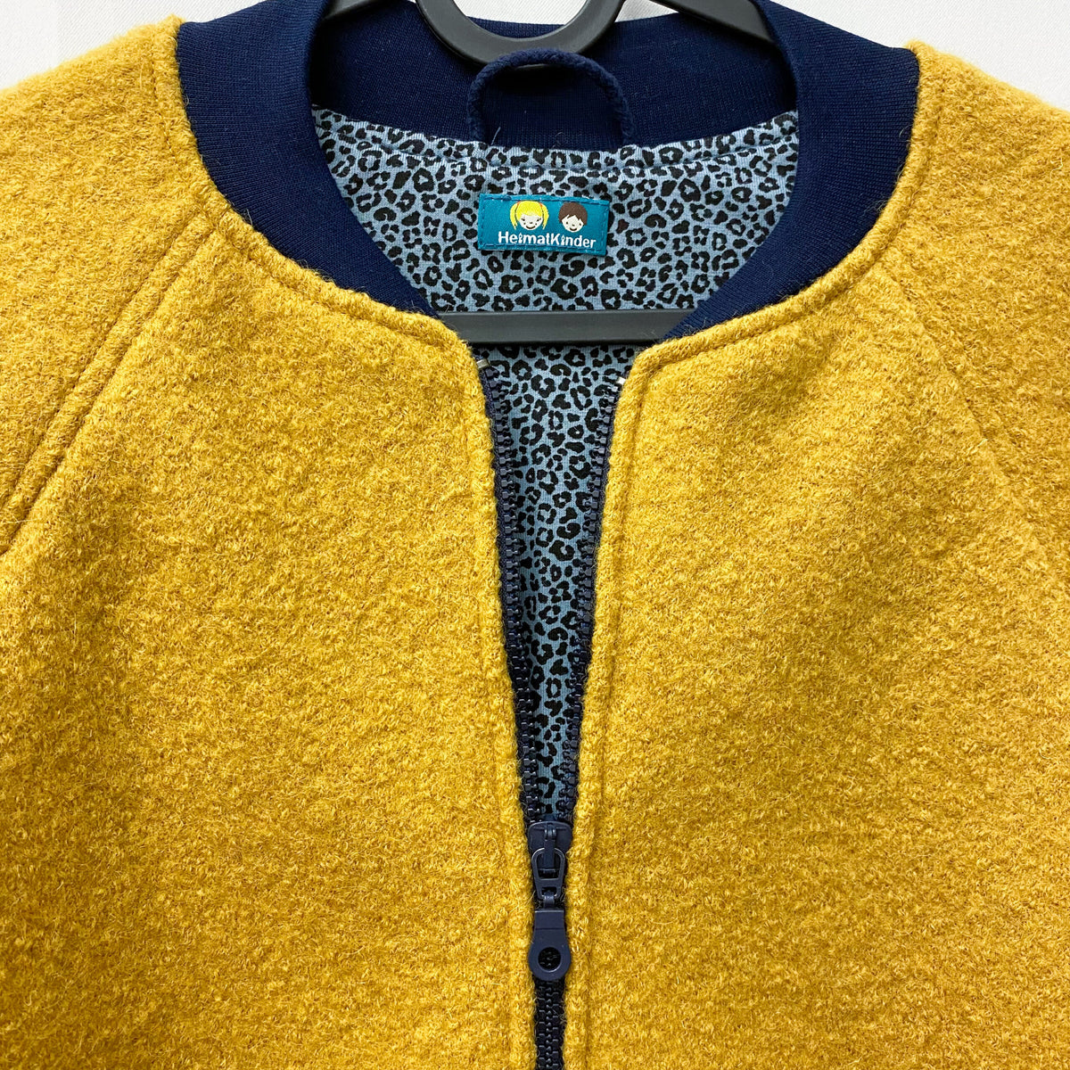 Studio du. Bomberjacke Wollwalk senf/Leo