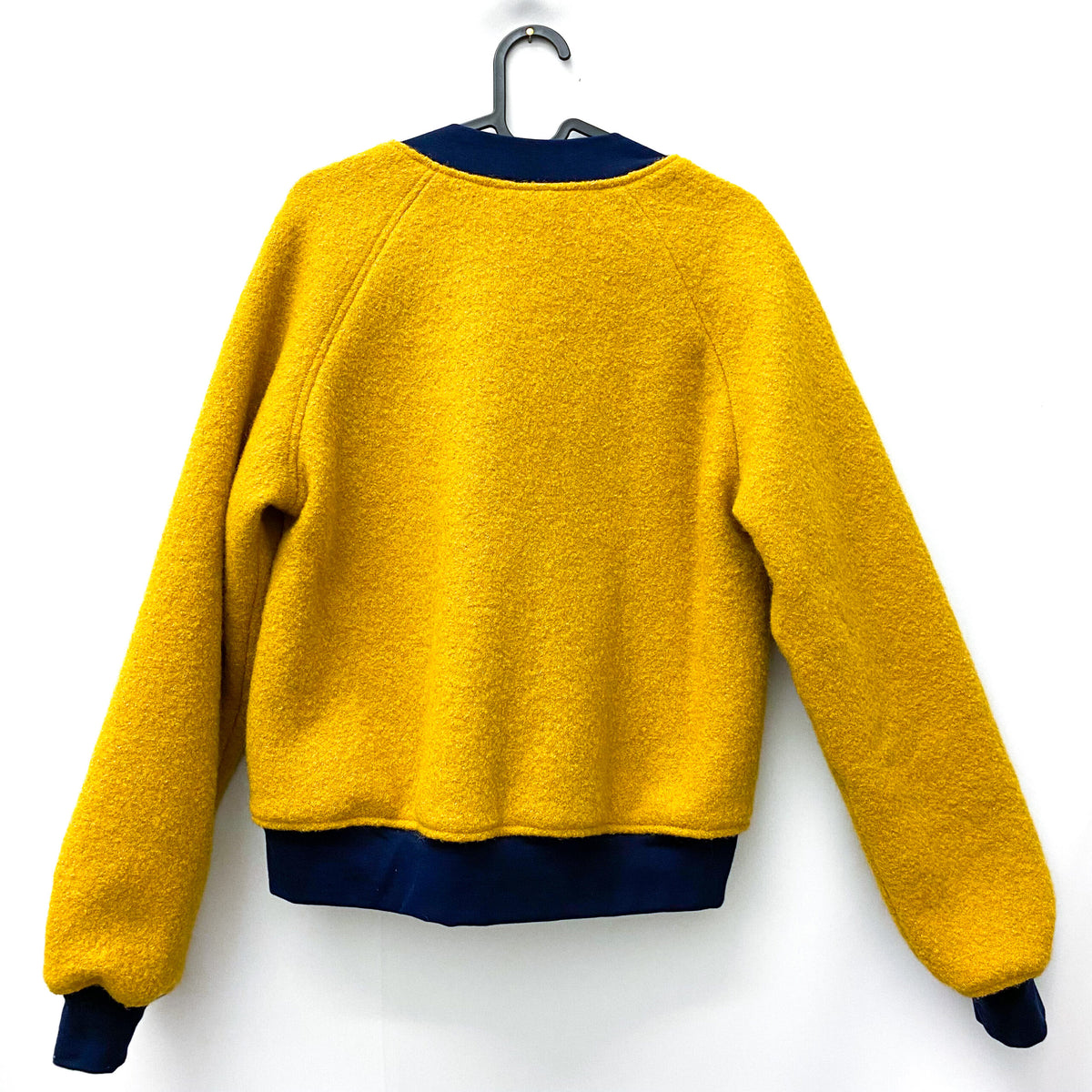 Studio du. Bomberjacke Wollwalk senf/Leo