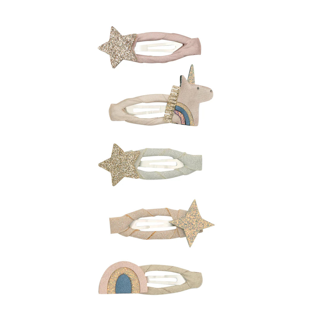 Mimi und Lula -Celeste Einhorn- mini clic clac Kinderhaarspange