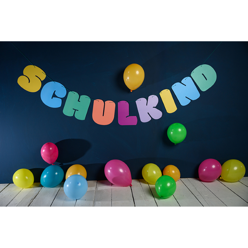 Ava&Yves Girlande 'Schulkind, rainbow colours'