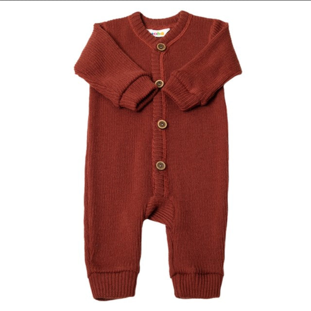 Joha StrickOverall 'rot' oder 'blau' Merinowolle
