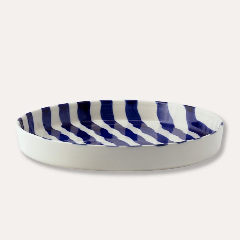 Magazin Minori Teller 'Stripes - mare blue'