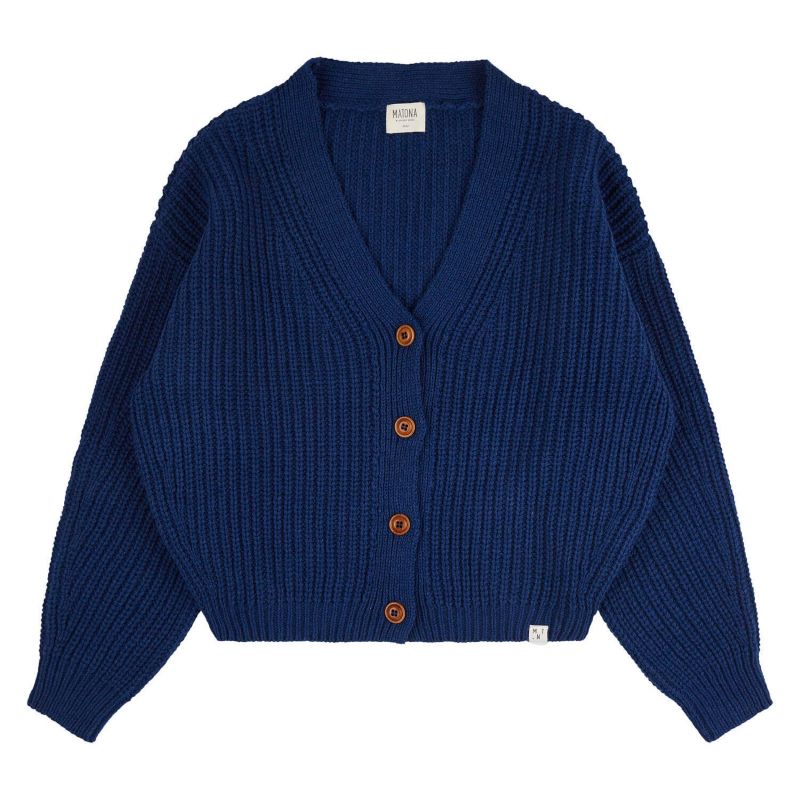 Matona Organic Knit Cardigan - verschiedene Farben Wolle Baumwolle