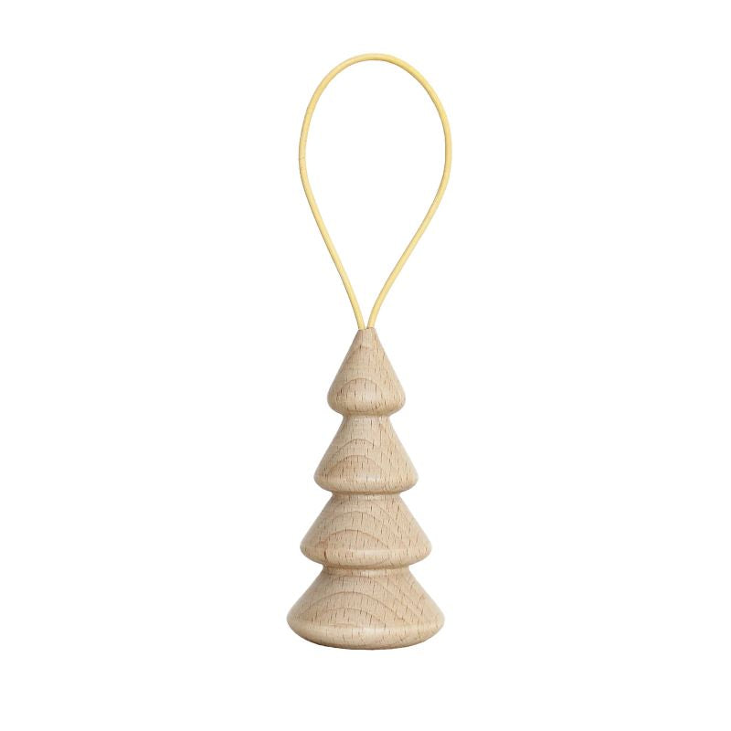 5mm Paper Anhänger 'Hölzerner Weihnachtsbaum Nr.2'