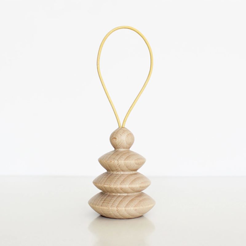 5mm Paper Anhänger 'Hölzerner Weihnachtsbaum Nr.5' - verschiedene Farben