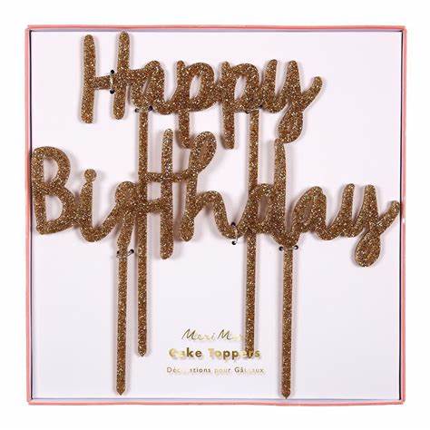 Kuchendeko 'Happy Birthday'