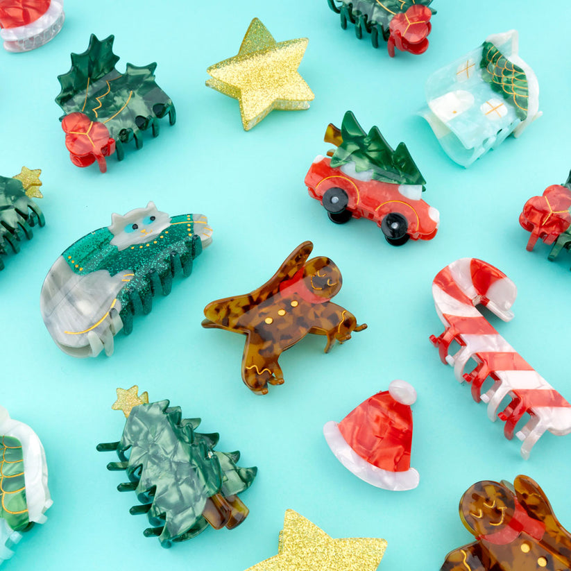 Coucou Suzette Haarklammer 'driving home for christmas'