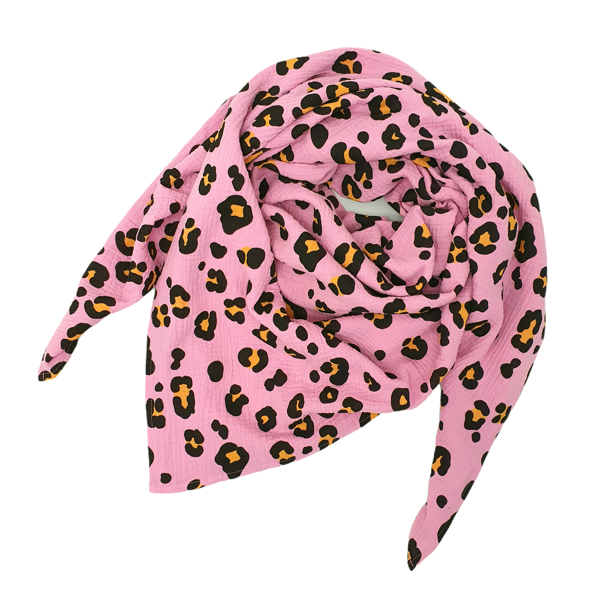 studio du. Musselintuch 'Acid Leo pink'