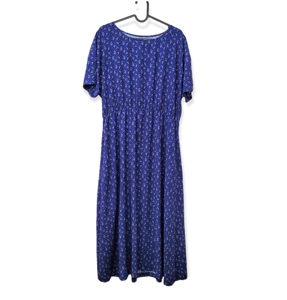 Studio du. MidiKleid aus Viskose Blümchen blau