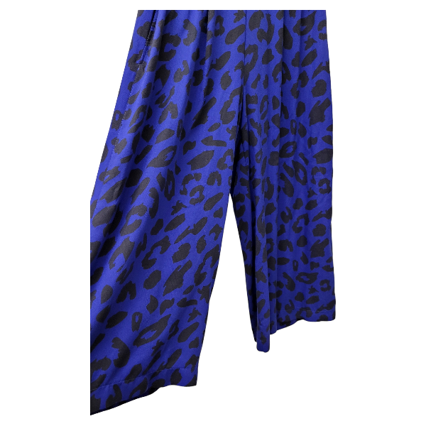 Studio du. CORDULA Culotte Damen aus Viskosetwill 'UrbanLeo knallblau'