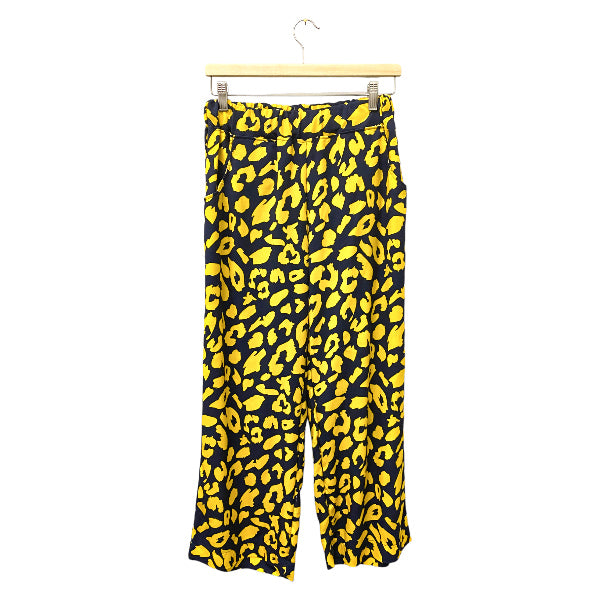 Studio du. CORDULA Culotte Damen aus Viskosetwill 'UrbanLeo dunkelblau gelb'