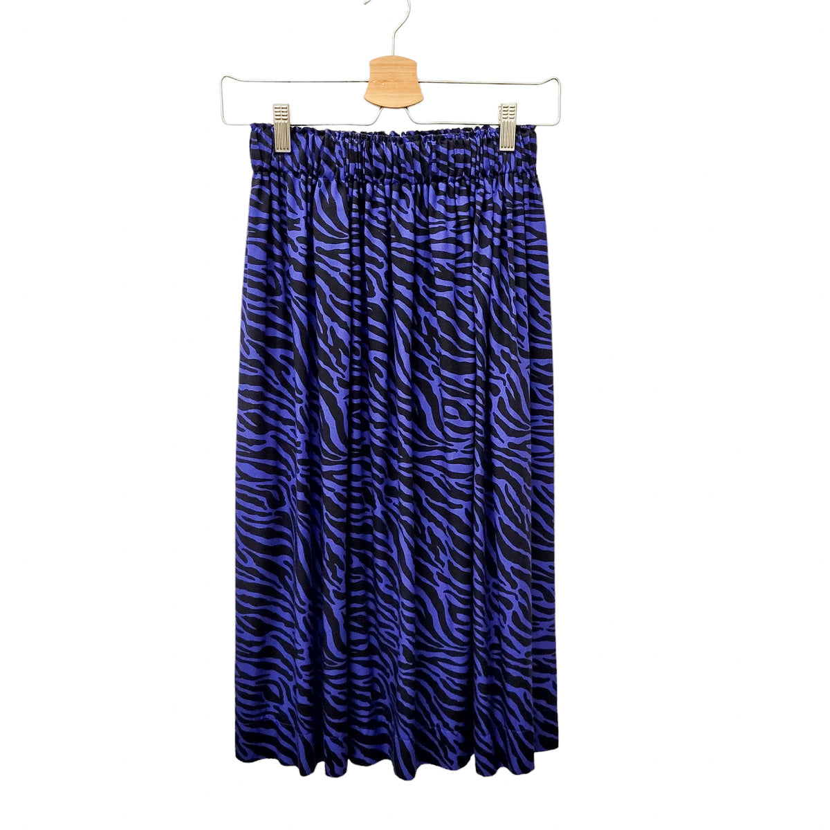 Studio du. Viskoserock 'Zebra blau'