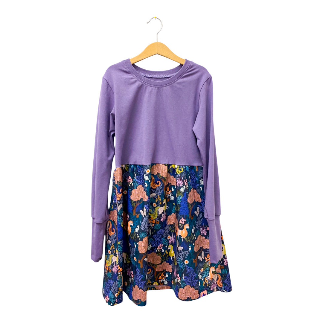 Studio du. Passenkleid Einhörner im Wald Kinderkleid