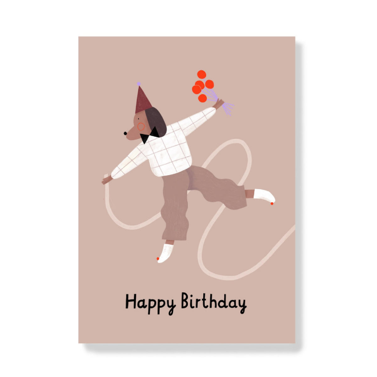 Postkarte 'Birthday Dog' Anna Katharina Jansen