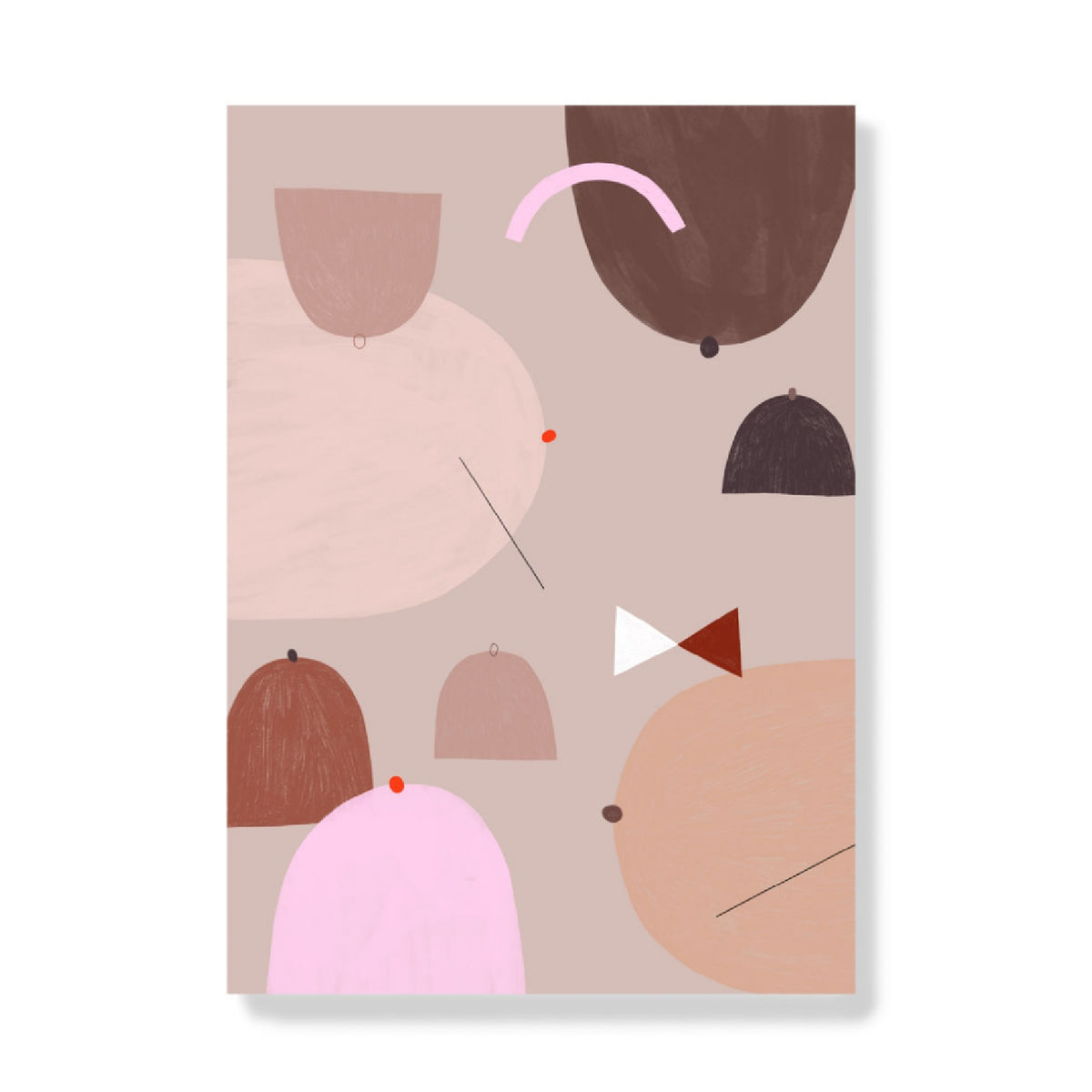 Postkarte 'boobs' Anna Katharina Jansen