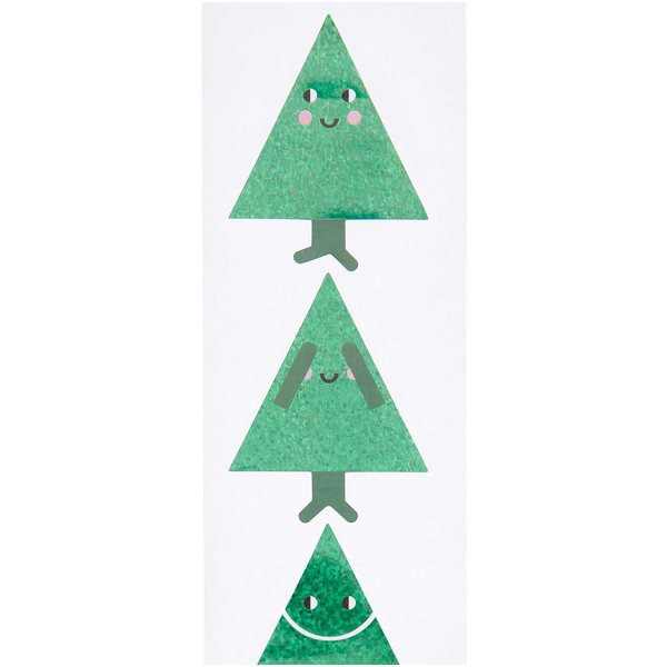 PAPER POETRY Sticker auf Rolle 'Tannen'