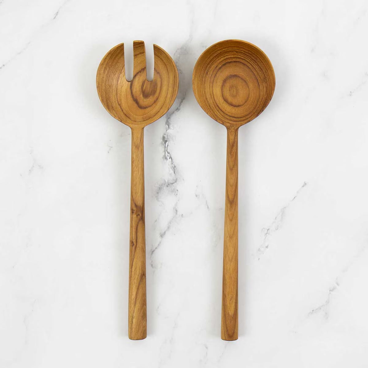 A World of Craft - WOOD CHECK Salatbesteck mini Teakholz