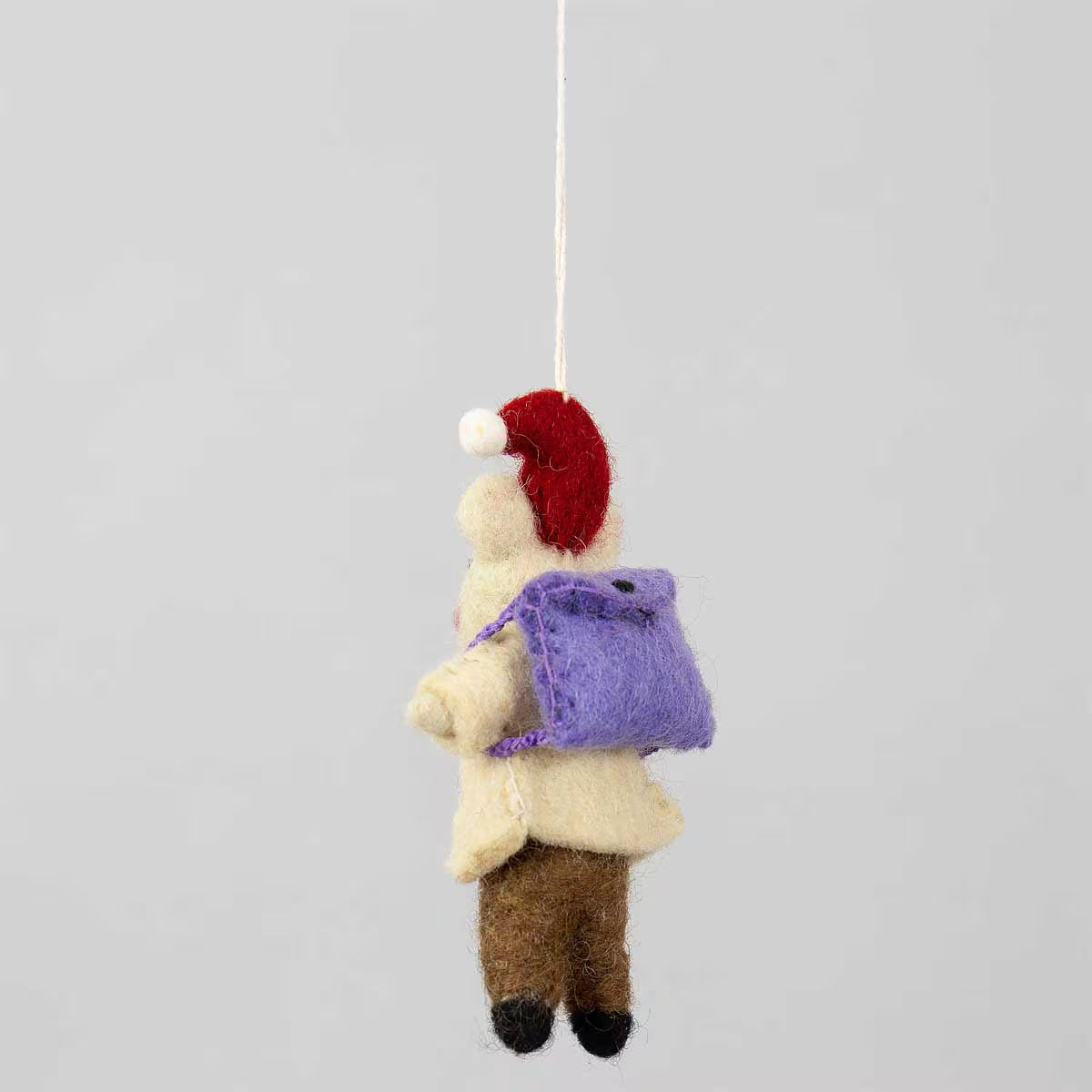 A World of Craft -Maus mit Rucksack Weihnachtsornament-