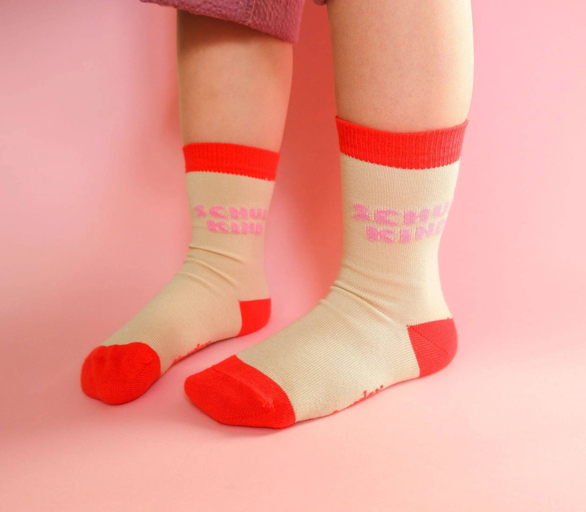 tinyday Schulkind Socken | rosa