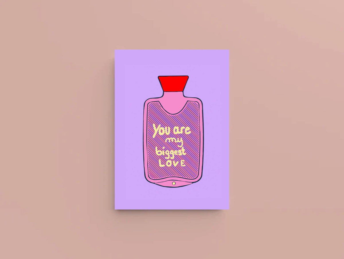 *You are my biggest love  * Postkarte  