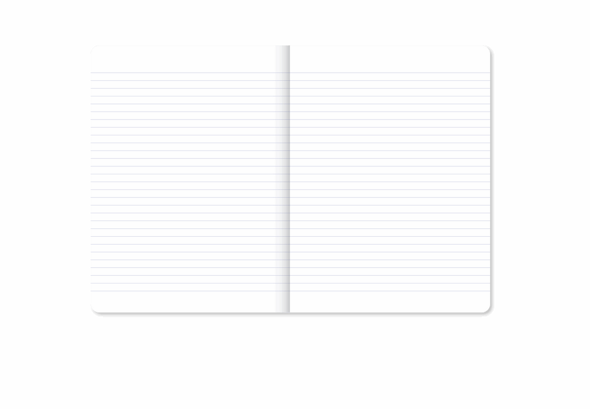 A-Journal Fabrique Notizbuch Streifen Lavendel