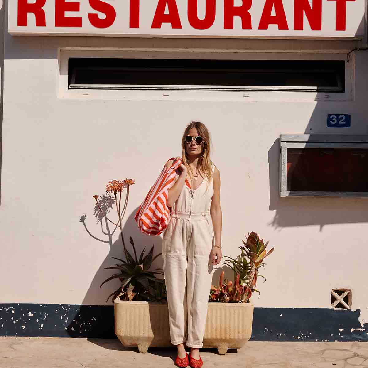 Rose in April "ELISA" Shopper TOMATE / CANDY PINK