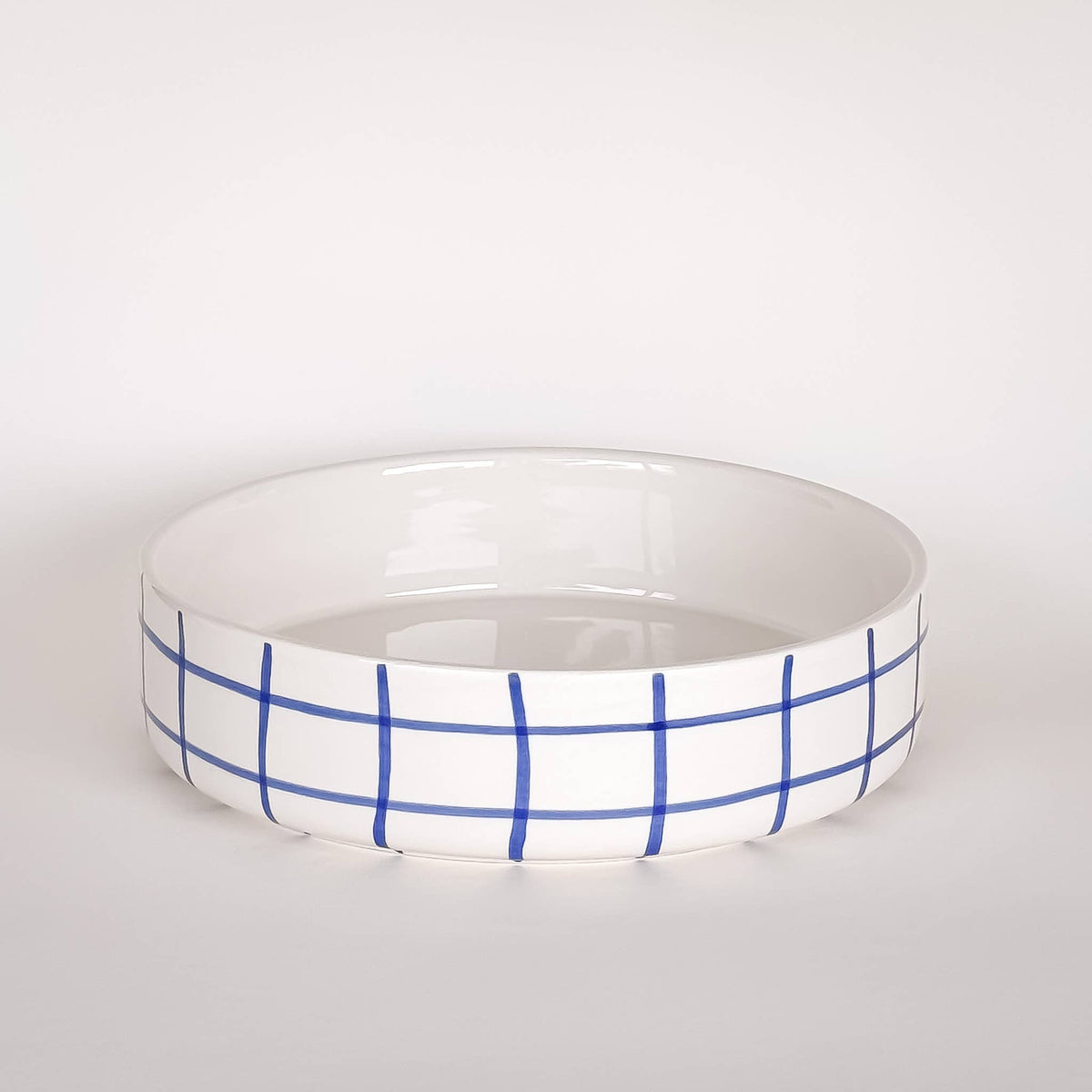 Magazin Minori Schale gross Grid - mare blue