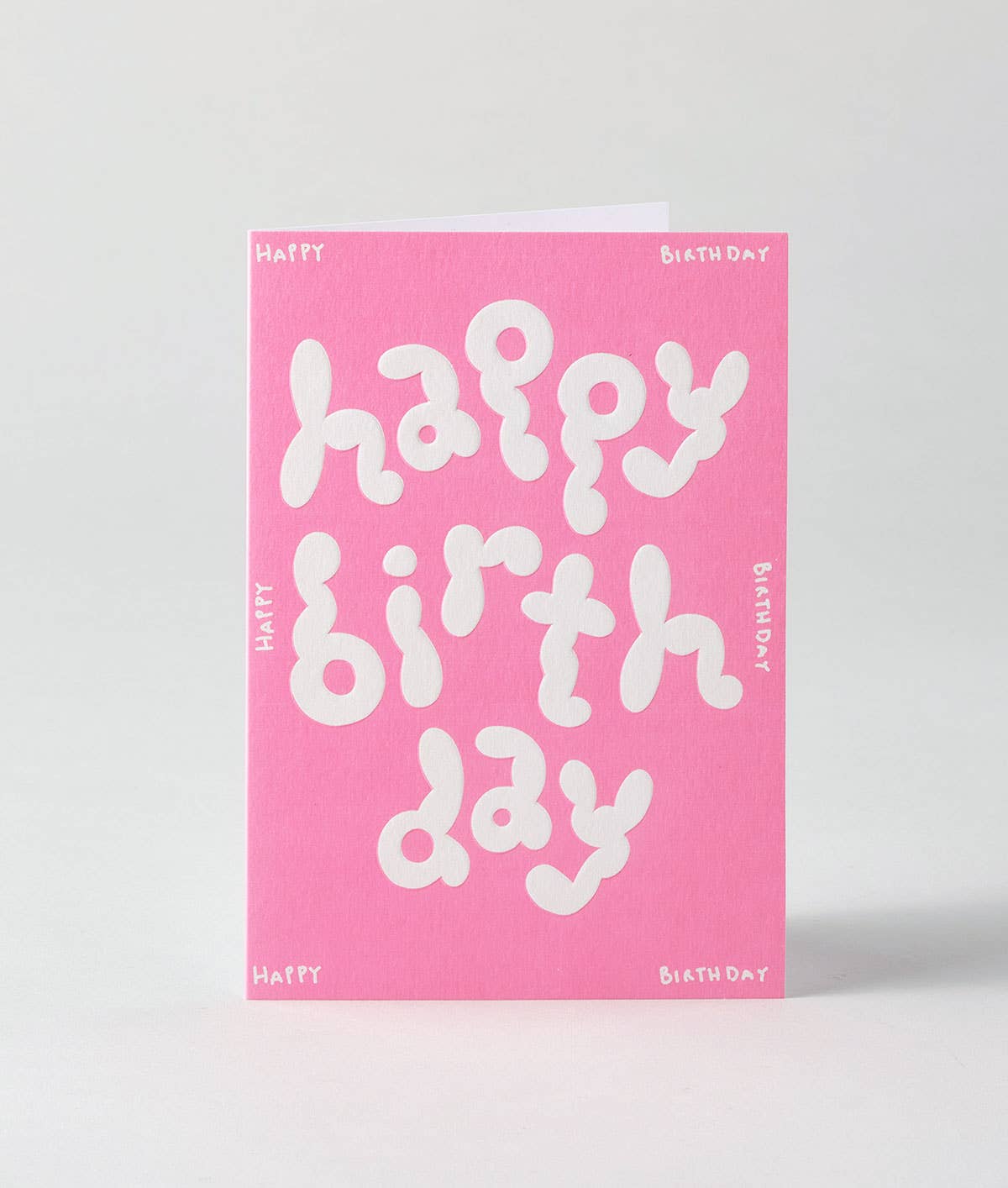 WRAP Geprägte Geburtstagskarte "Happy birthday"